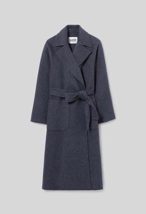 Belted Long Wool Coat