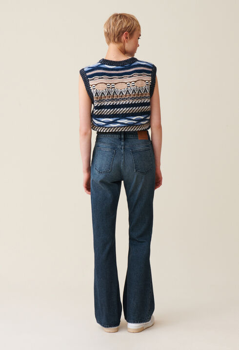 Jean denim flare