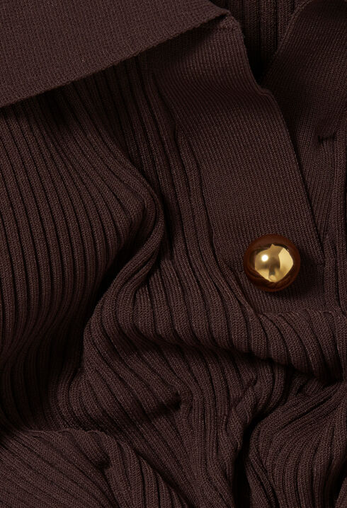 Knielanges Strickkleid