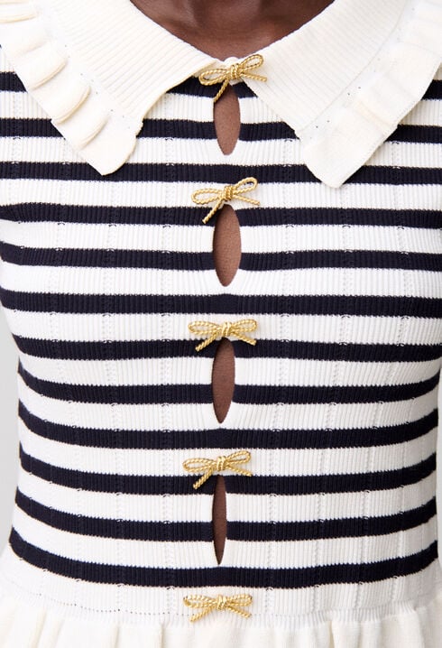 Gestreifter Pullover