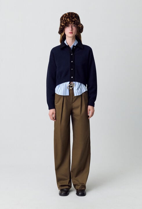 Straight-leg trousers