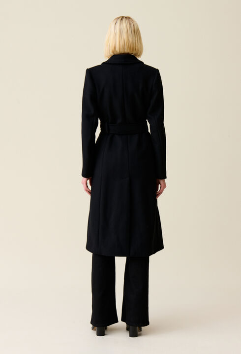 Long belted coat