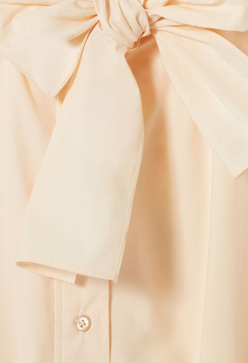 Chemise popeline col lavalli&egrave;re