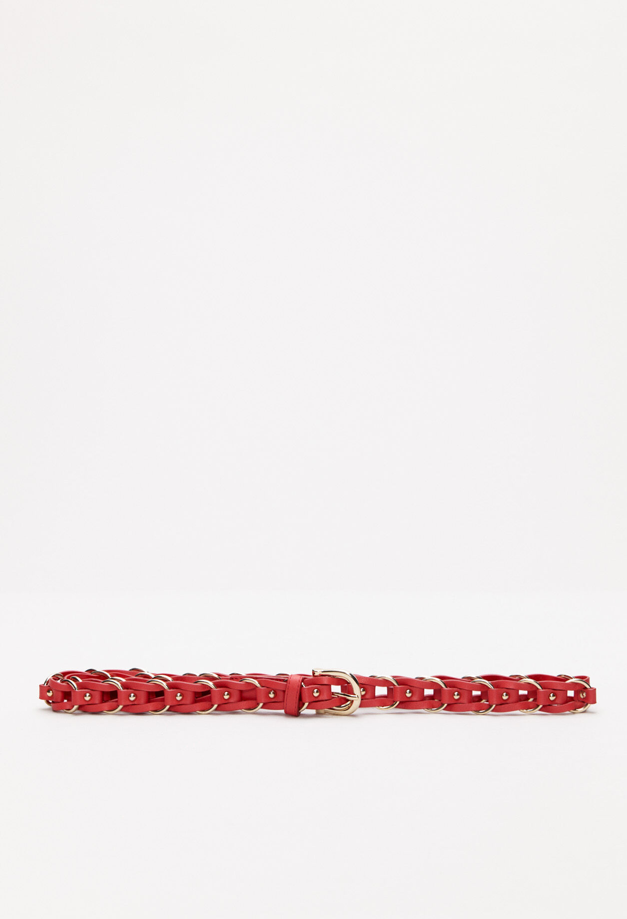 Ceinture à chaînon de cuir