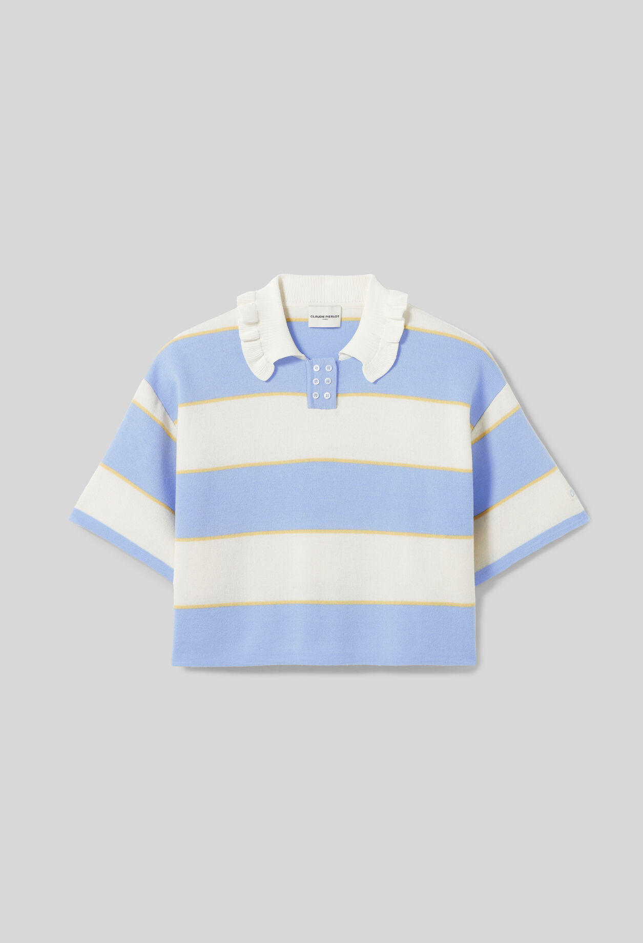 Polo maille rayures