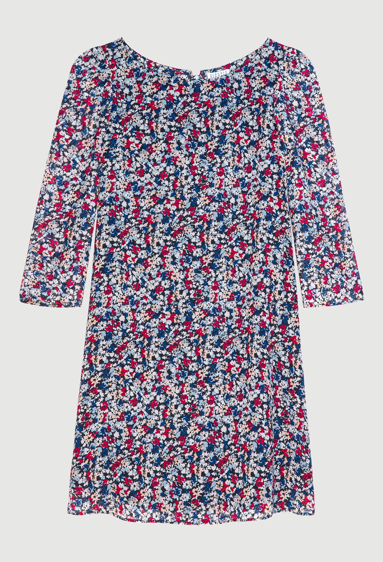Robe courte fleurie