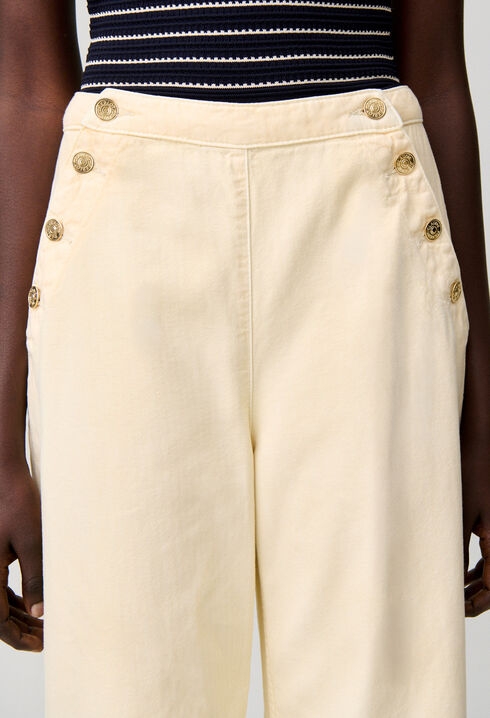 Denim sailor jeans