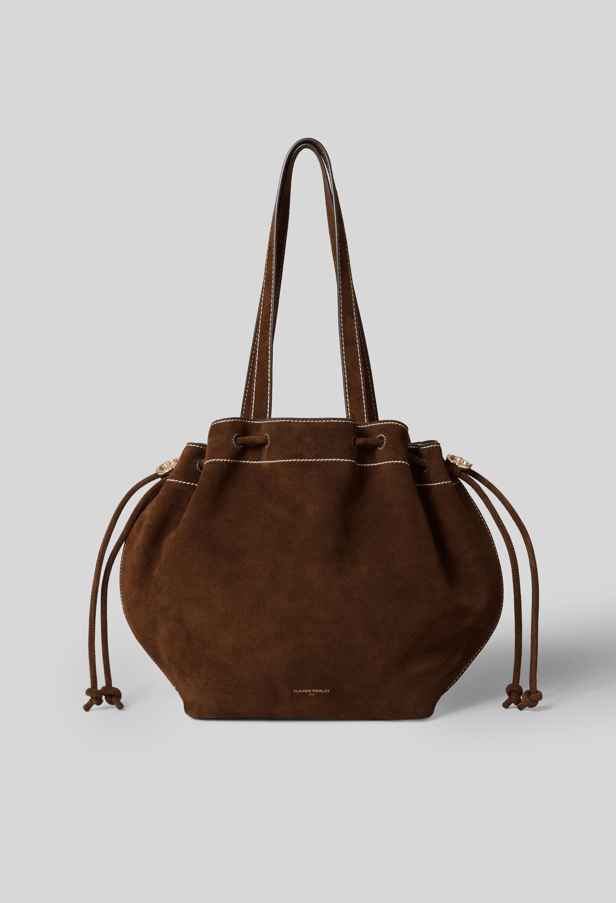 Sac cabas cuir suède