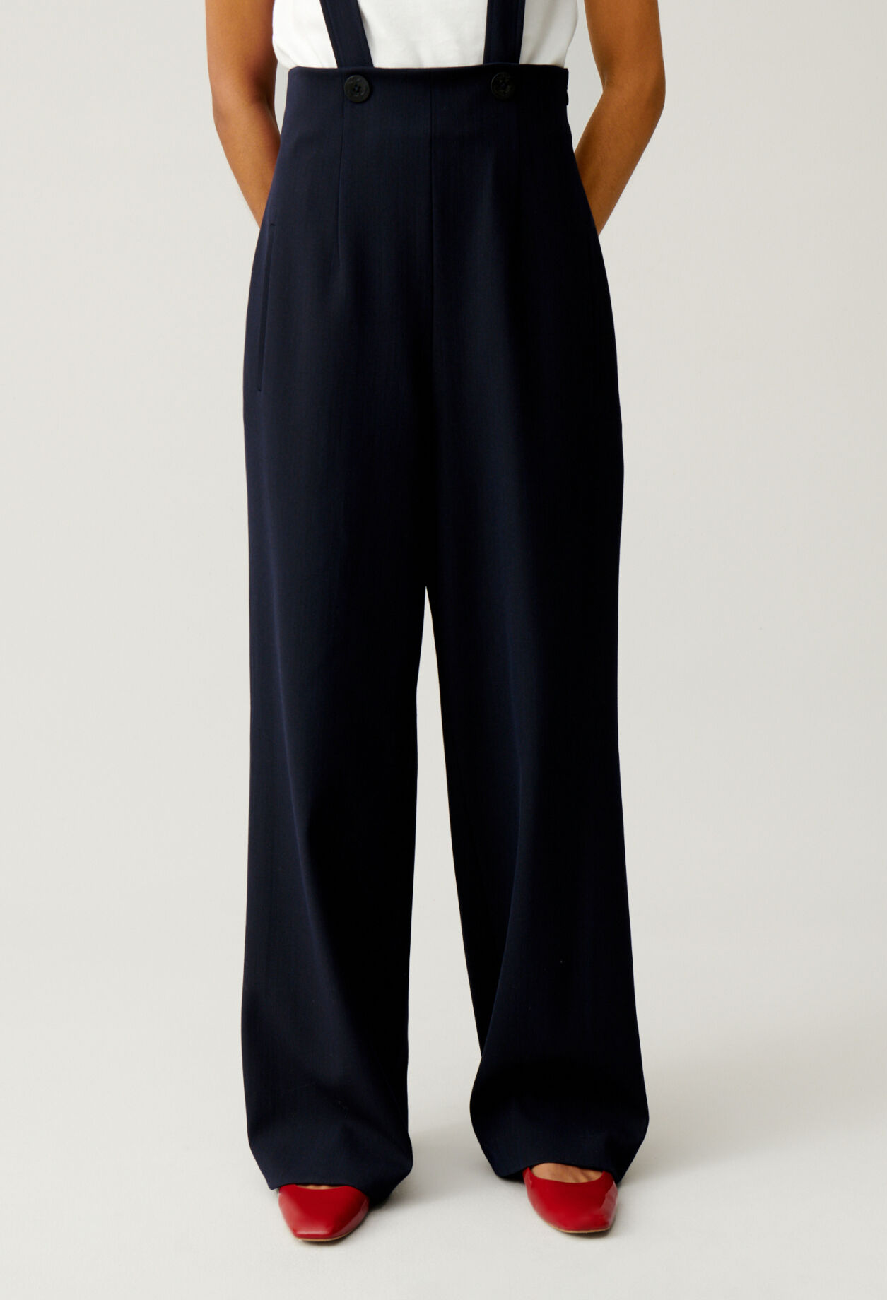 Trägerhose Marineblau