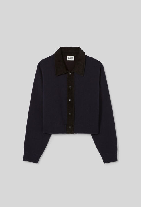 Cardigan velours côtelé