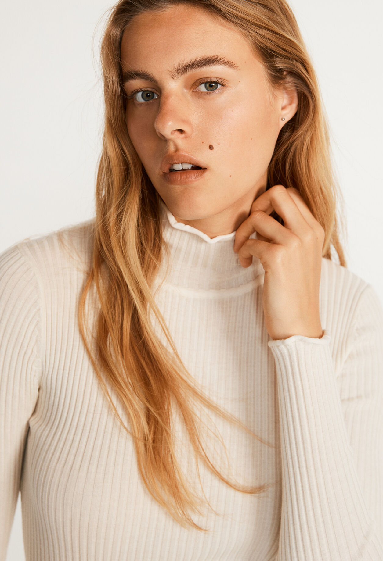 Pull à col roulé