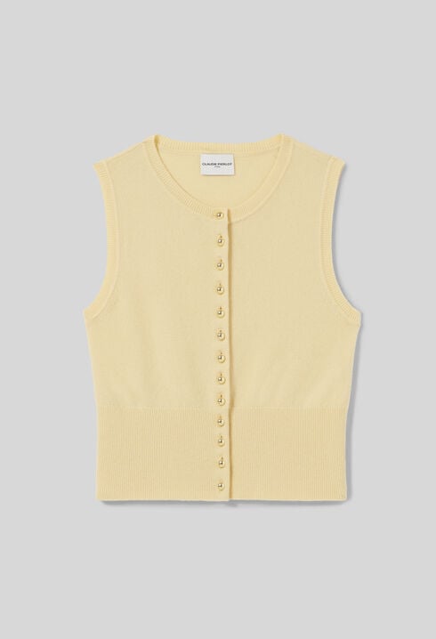 Button-Up Knitted Top