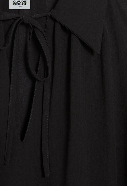 Black floaty blouse