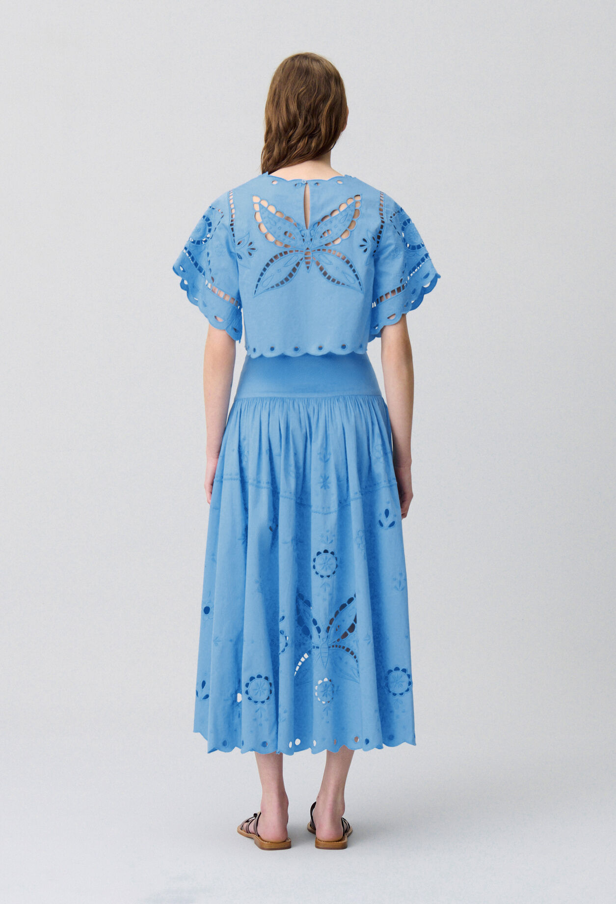 Butterfly Embroidered Top