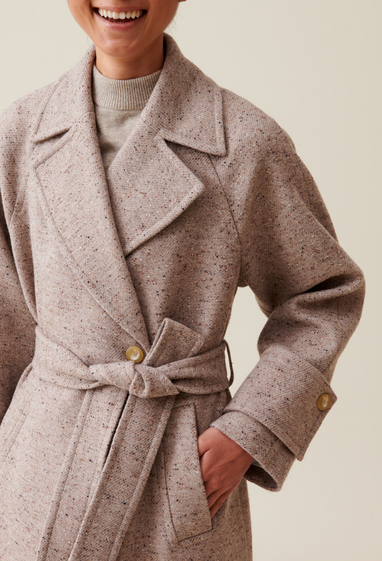 7/8-Trenchcoat-Stil