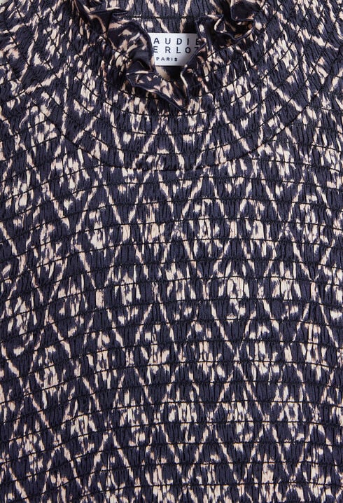 Robe à col montant