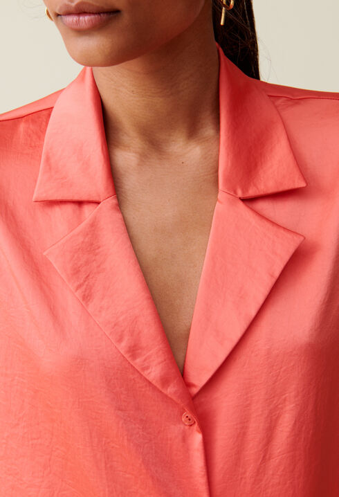 Chemise  fluide satinée