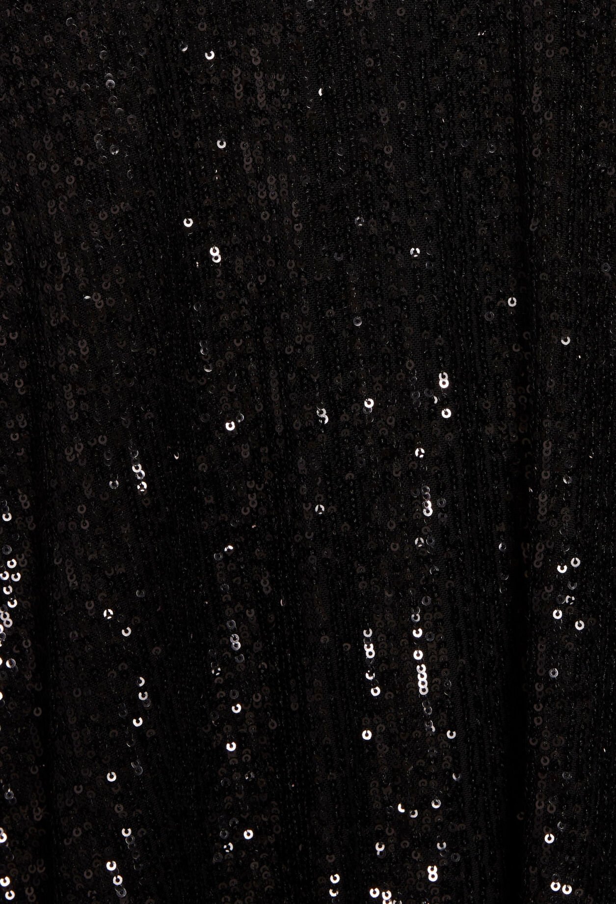 Black midi skirt with sequins