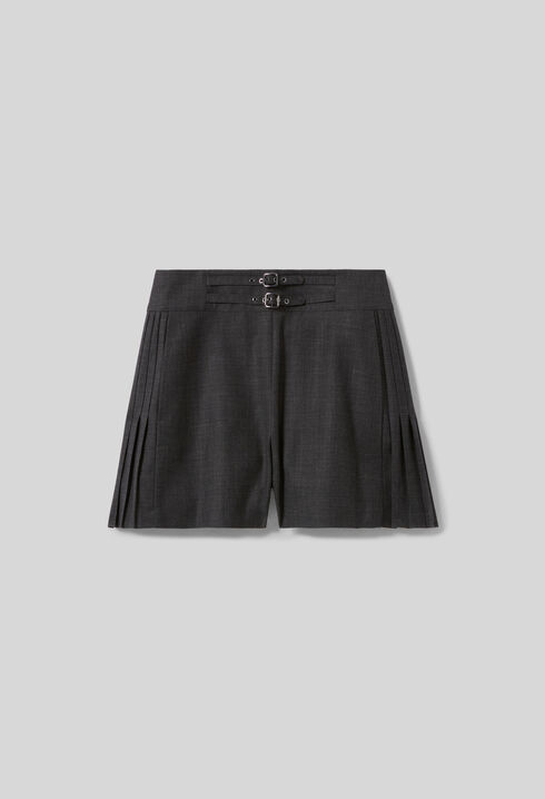 Short large à plis