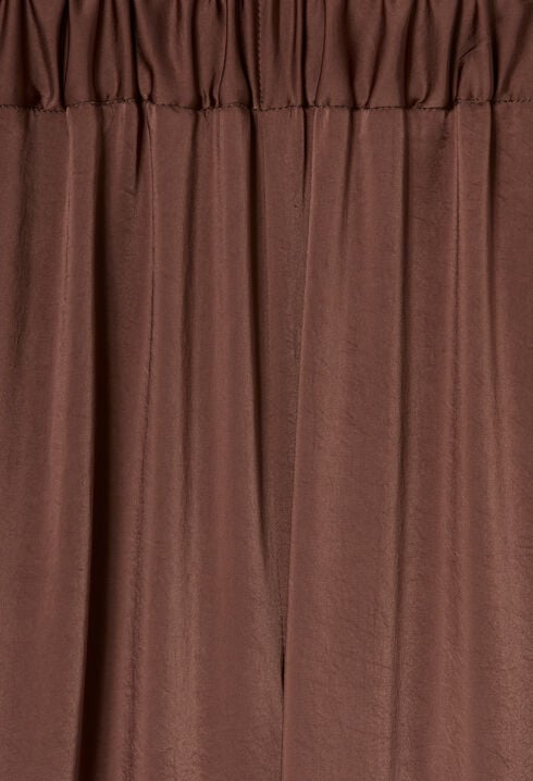 Pantalon fluide satin&eacute;