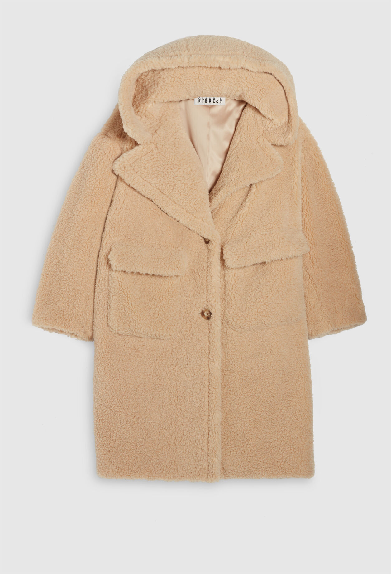 Mid-length hooded coat