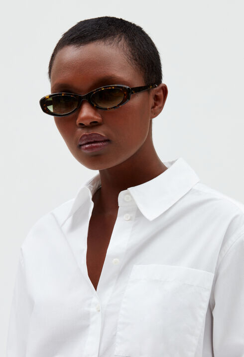 Ovale Sonnenbrille 