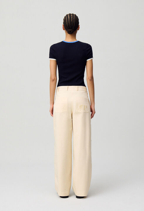 Pantalon cargo taille basse