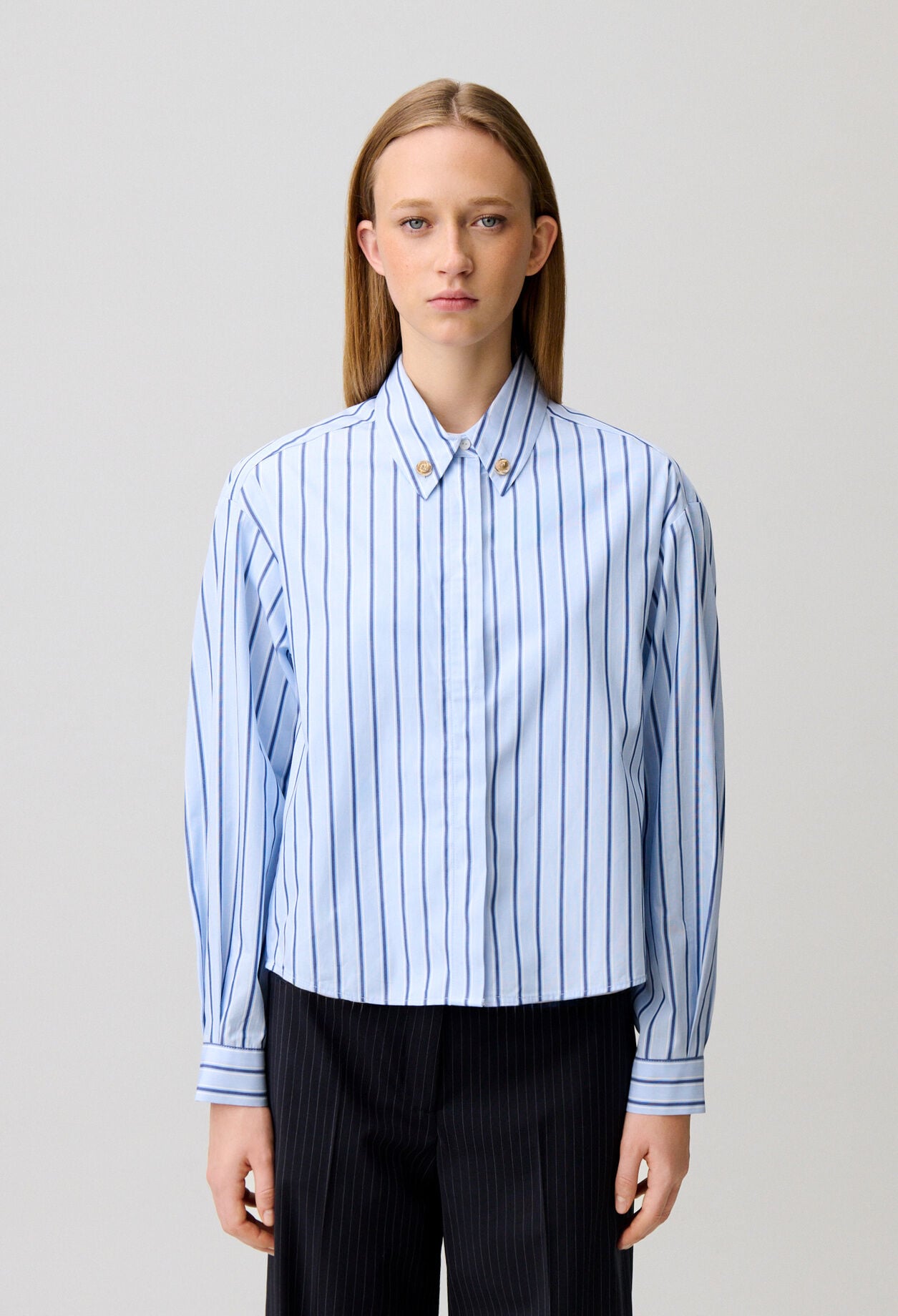 Oversized Striped Shirt