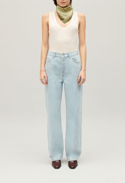 Straight blue Jean Claude