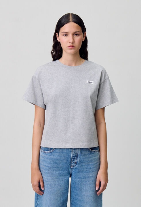 Weites Baumwoll-T-Shirt