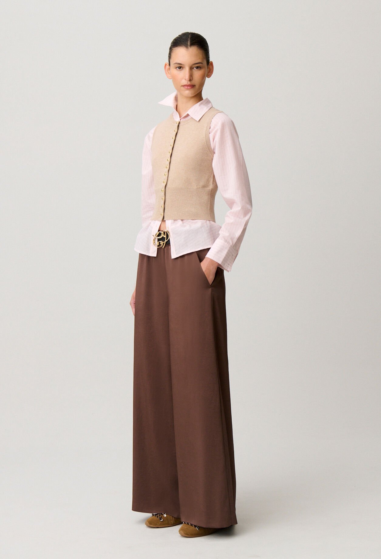 Flie&szlig;ende Satinhose