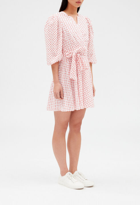 Kurzes Wickelkleid