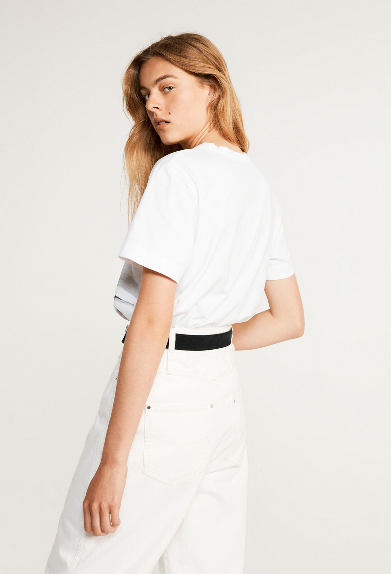 T-shirt imprimé en coton biologique