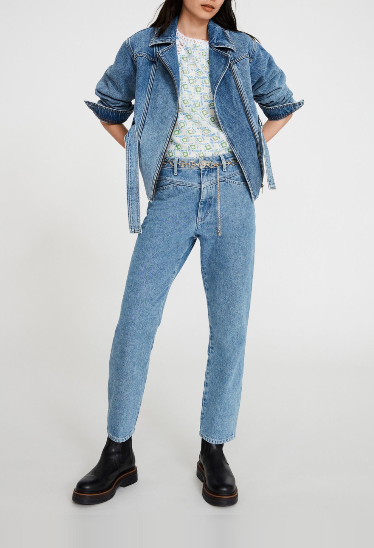 Jean denim mom