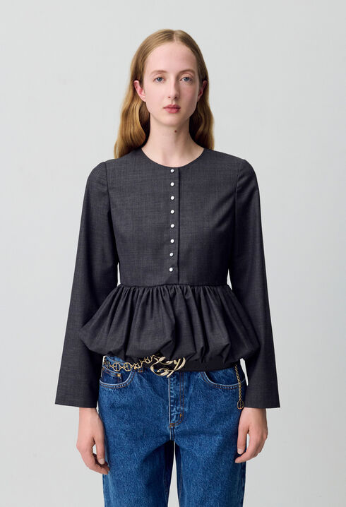 Top peplum