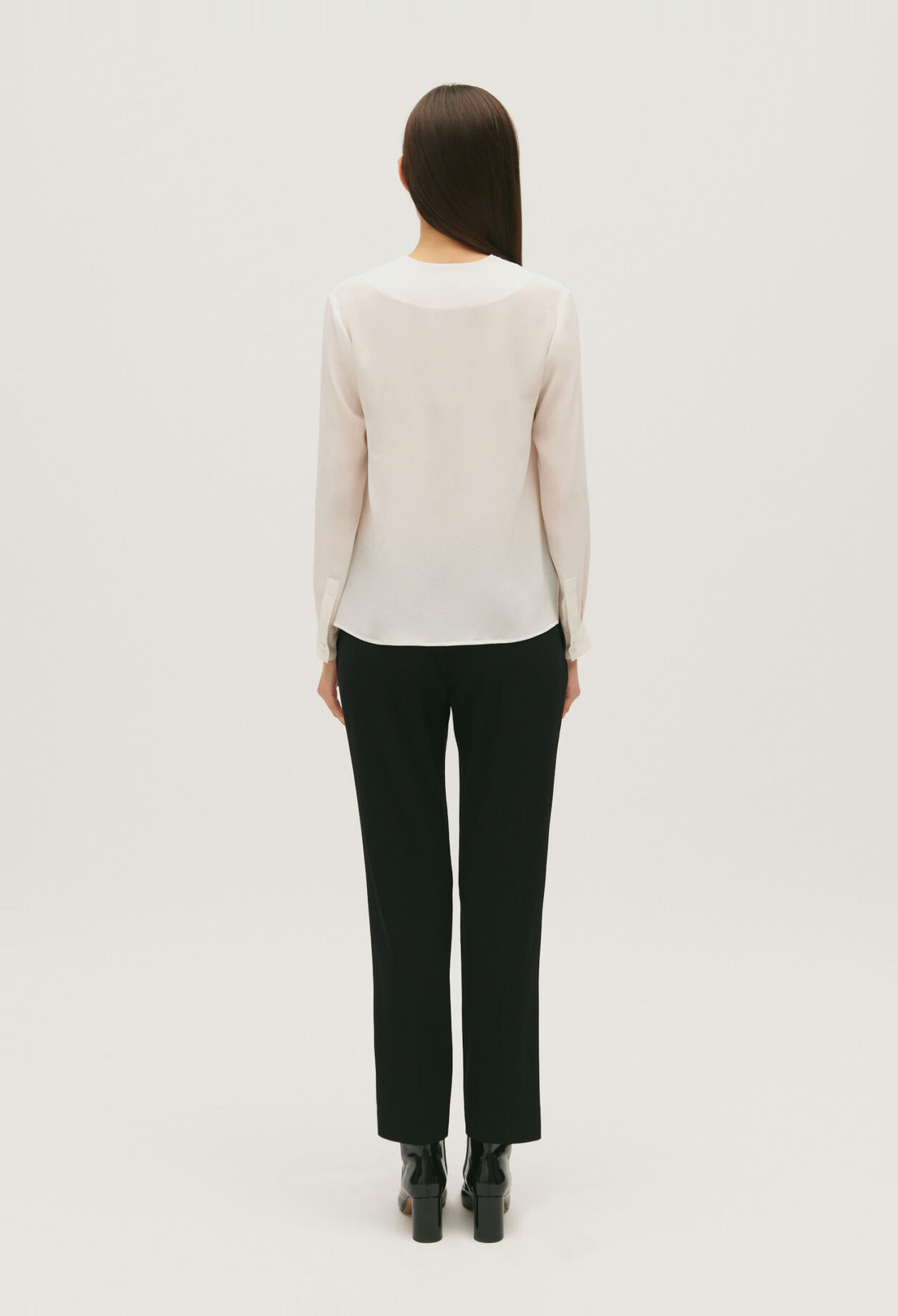 Bluse mit V-Ausschnitt