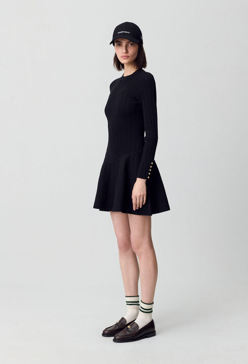 Robe courte patineuse