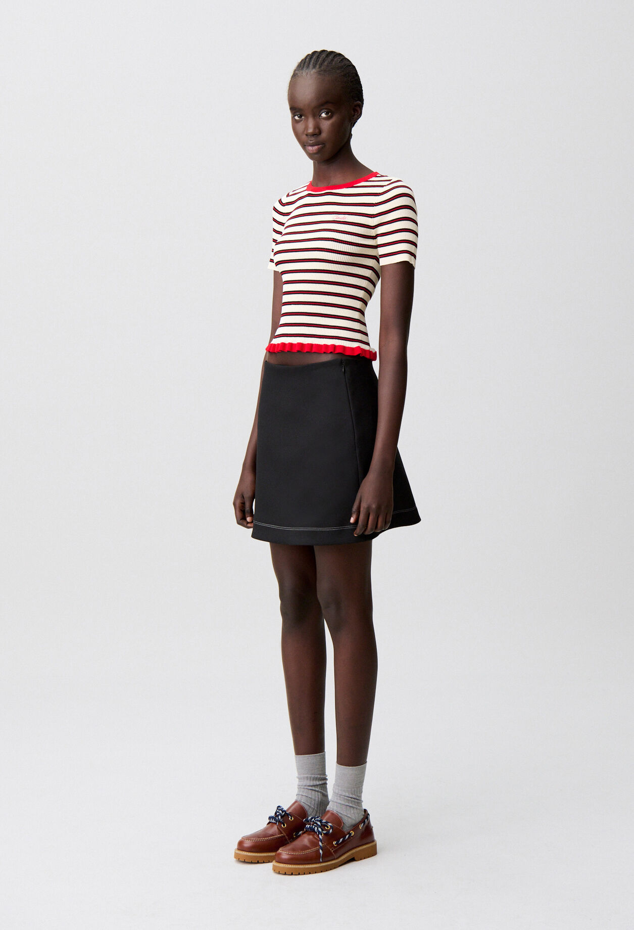 T-shirt rayures tricolores