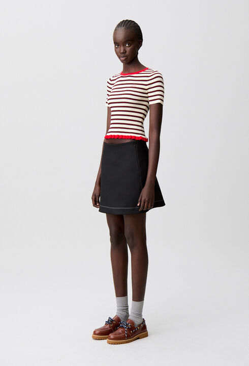 T-shirt rayures tricolores