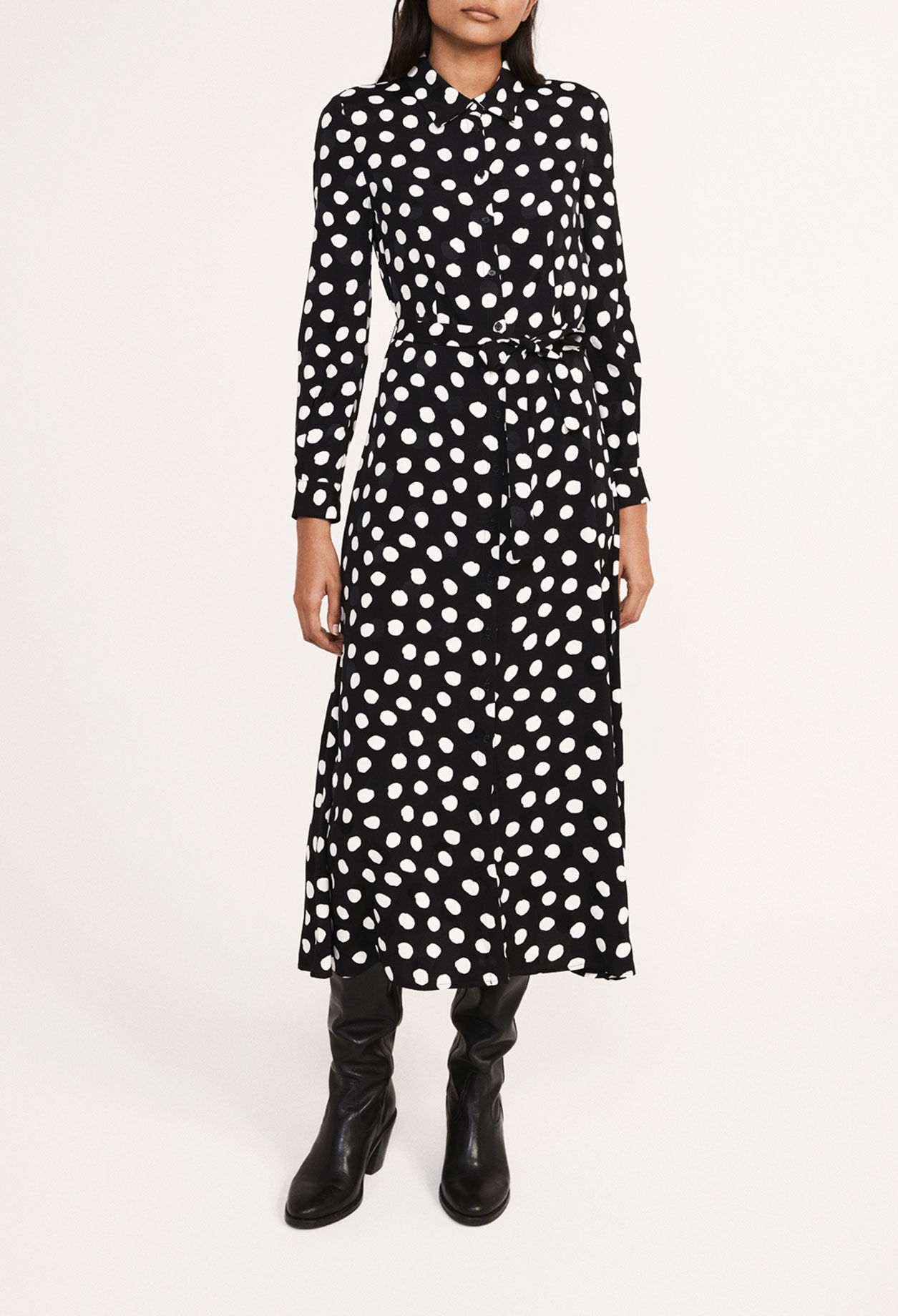 Langes Hemdkleid