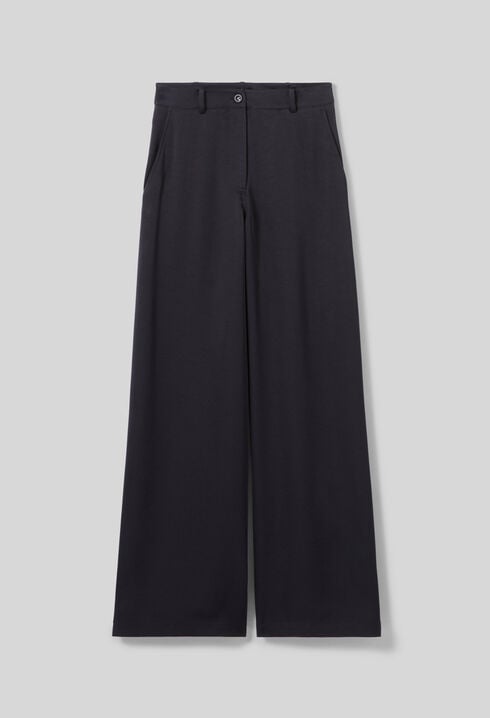Pantalon satin droit