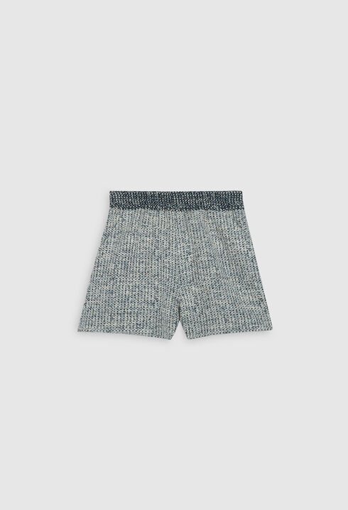 Shorts aus Tweed