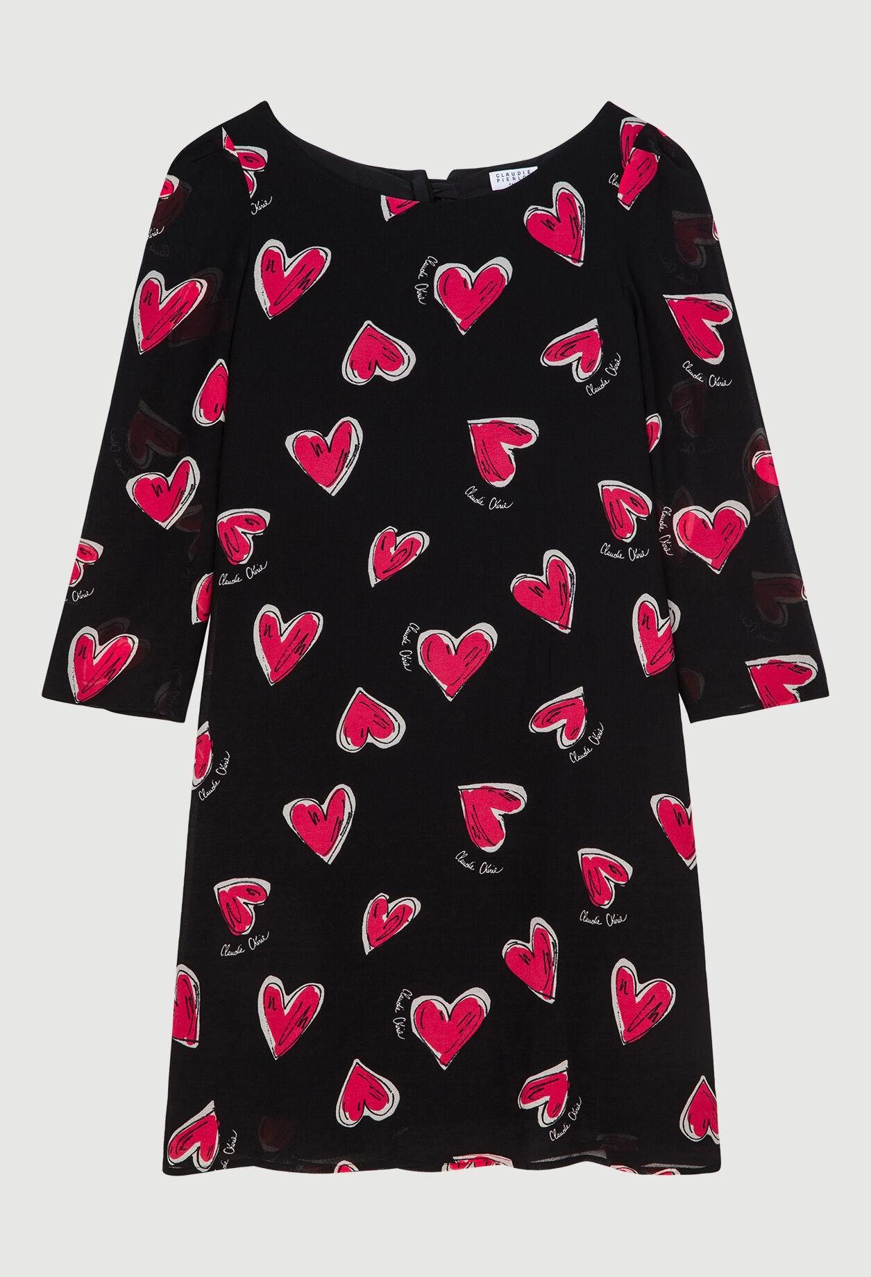 Ausgestelltes kurzes Kleid