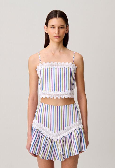 Strappy crop top