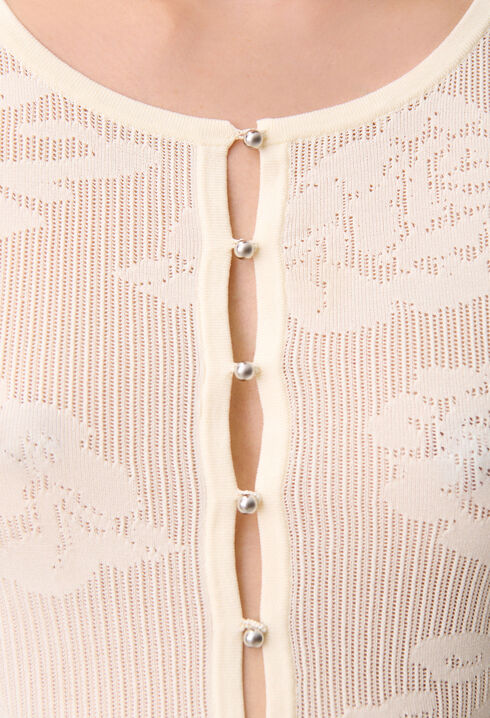 Floral Knit Cardigan