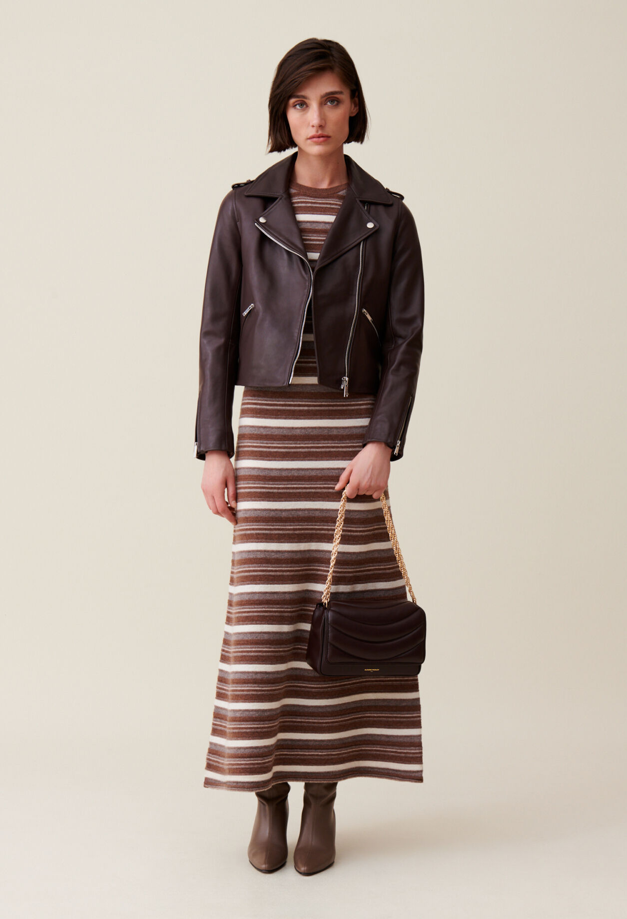 Perfecto cuir femme claudie pierlot 2025