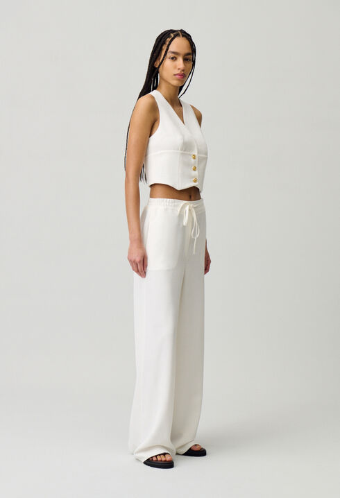 Top veston boutonné