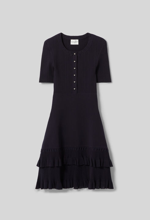 Robe maille ajust&eacute;e