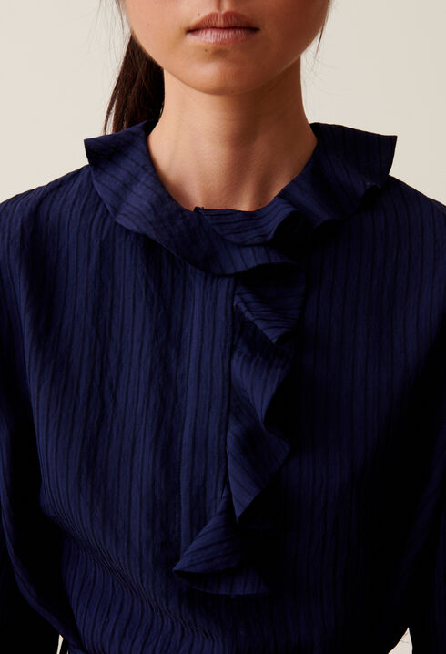 Robe rayures volants marine