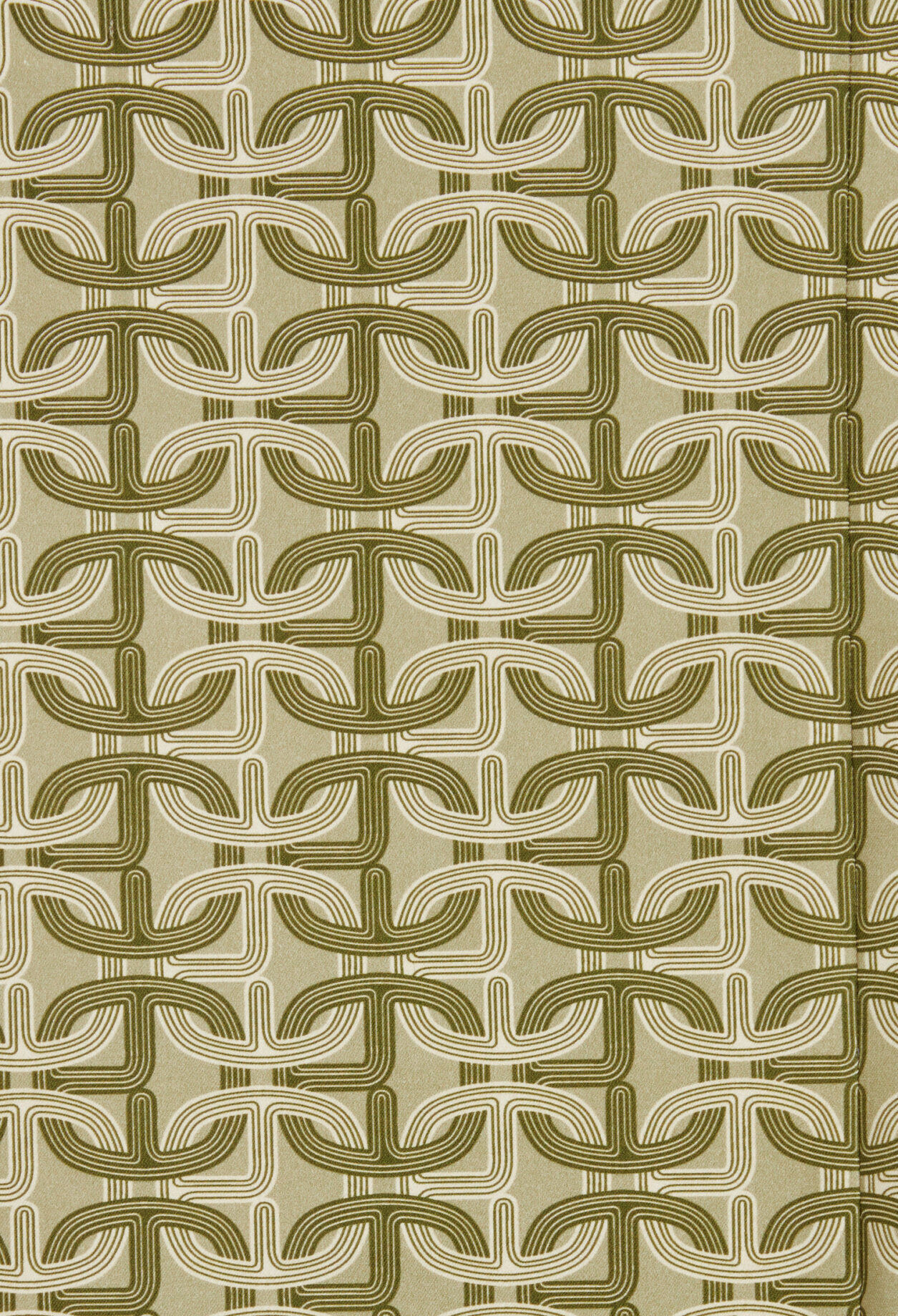 Kurzer Trapez-Rock mit Monogramm